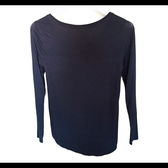 REITMANS R Essentials Scoop Neck Tee/Top With Long Sleeves Charcoal Grey Size XS - Picture 9 of 10
